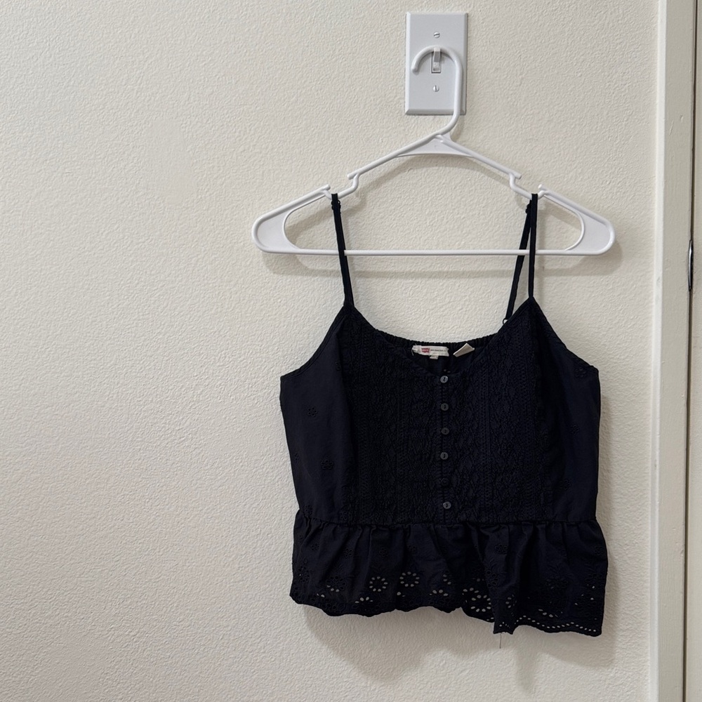 Levi’s embroidered blouse